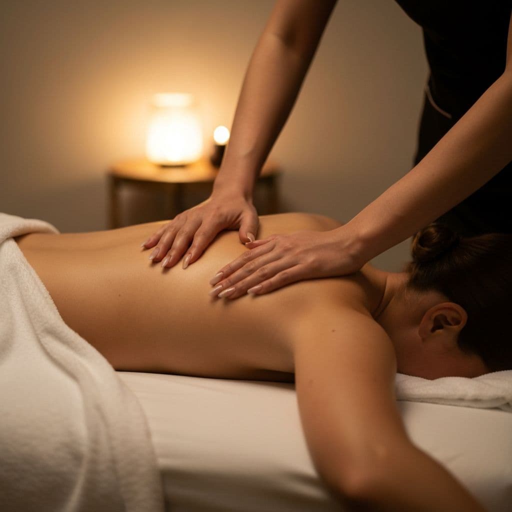 Deep tissue massage at Sun Spa in North Miami Beach