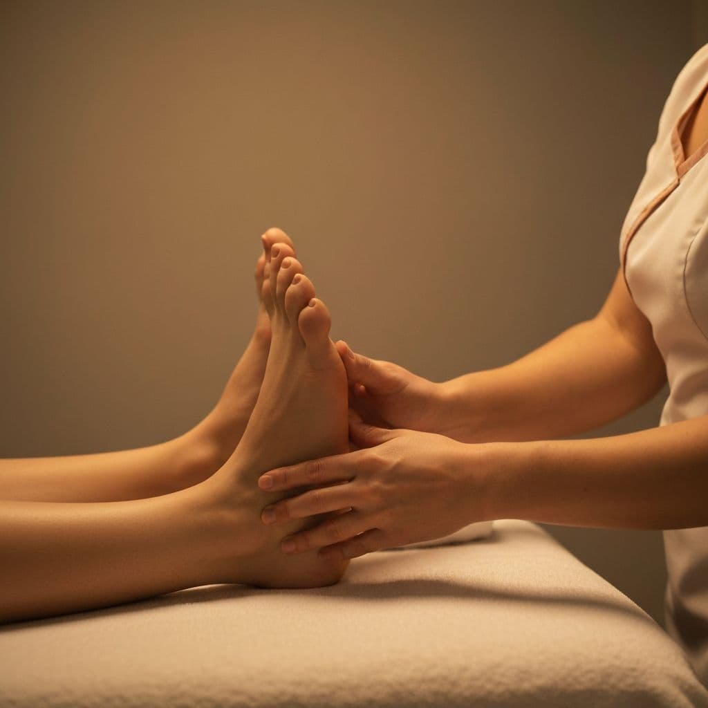 Foot massage and reflexology at Sun Spa in North Miami Beach