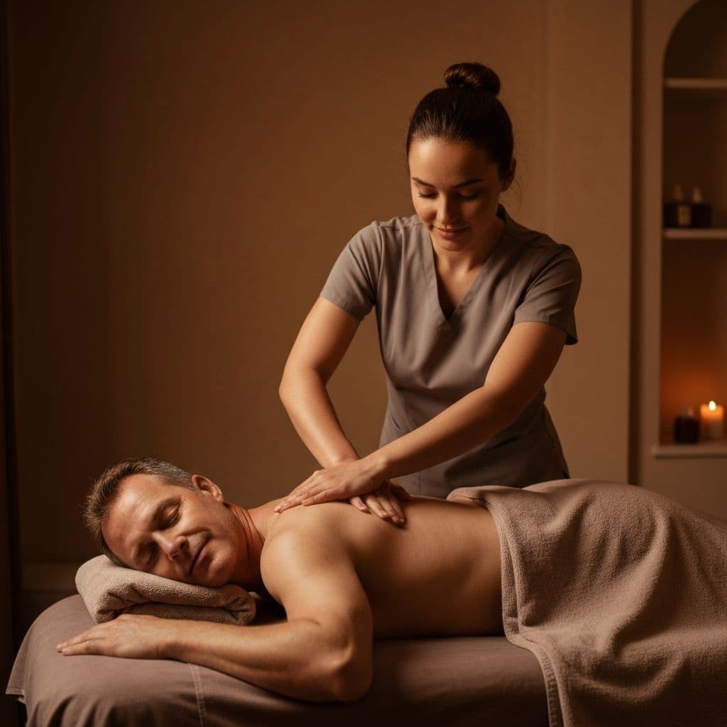 Full body massage session at Sun Spa in North Miami Beach